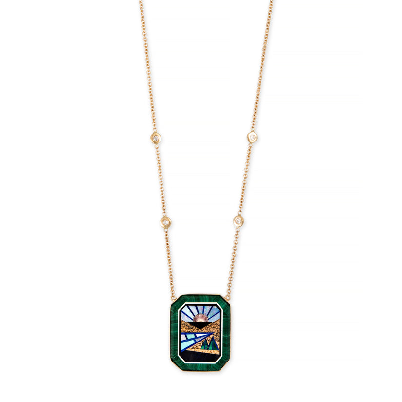 SCENIC INLAY NECKLACE
