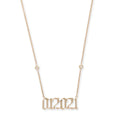 Old English Date Necklace