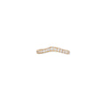 Pave Small V Wave Ring