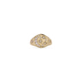 Celestial Diamond Signet Pinky Ring