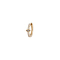 Marquise Diamond Pave Mini Hoop