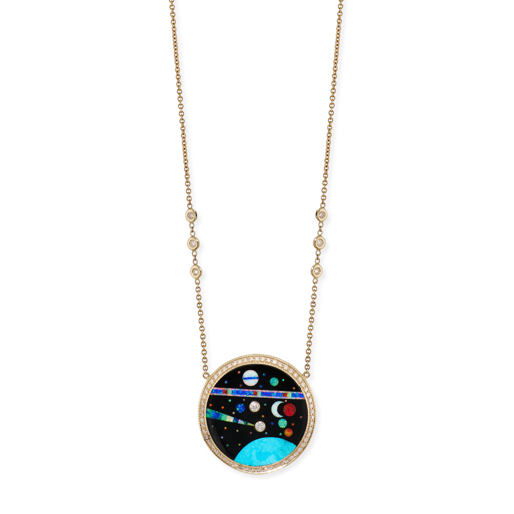 Pavé Galaxy Inlay Necklace