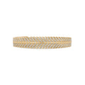 Feather Wing Cuff with Pavé Diamonds