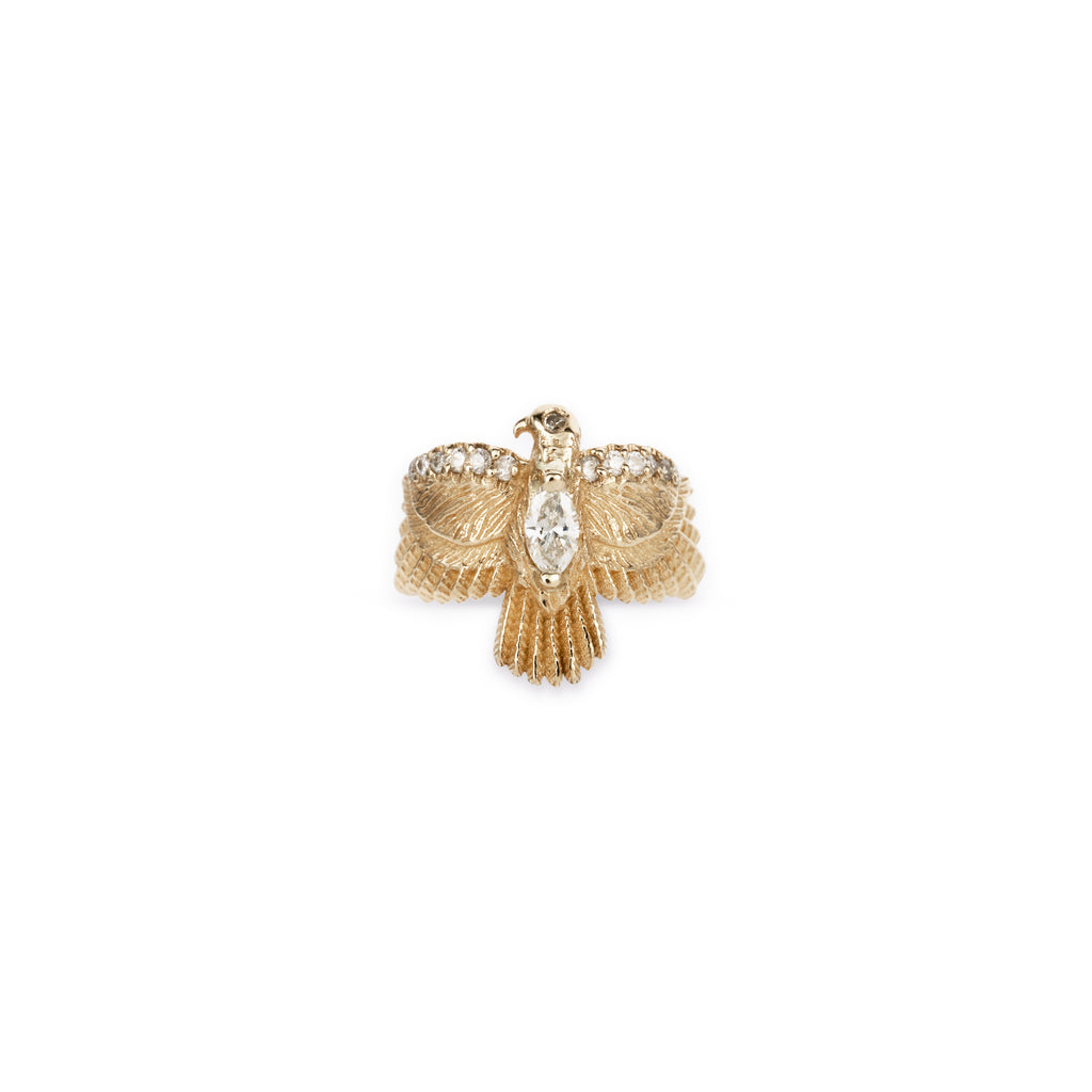 Thunderbird Diamond Ear Cuff