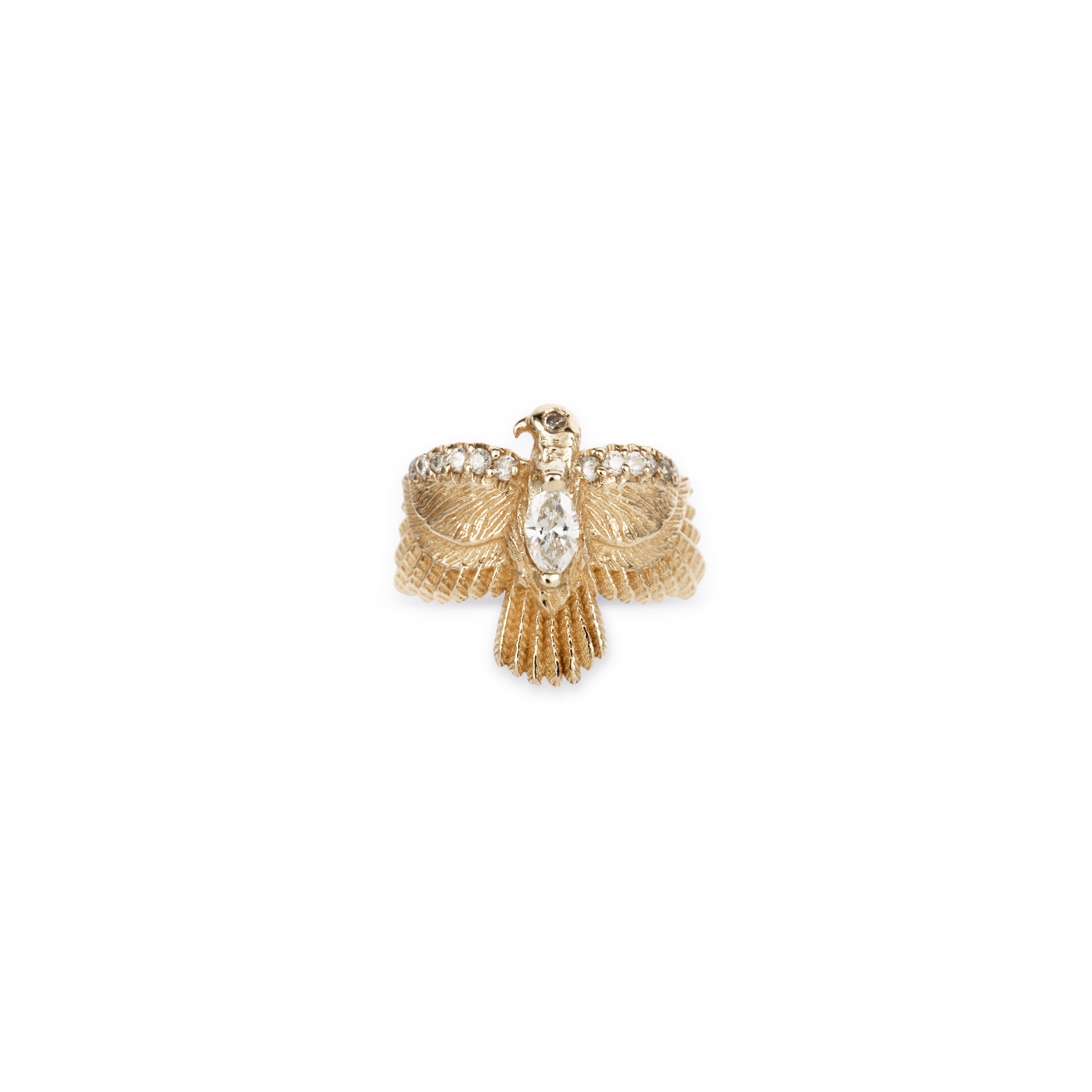 Thunderbird Diamond Ear Cuff