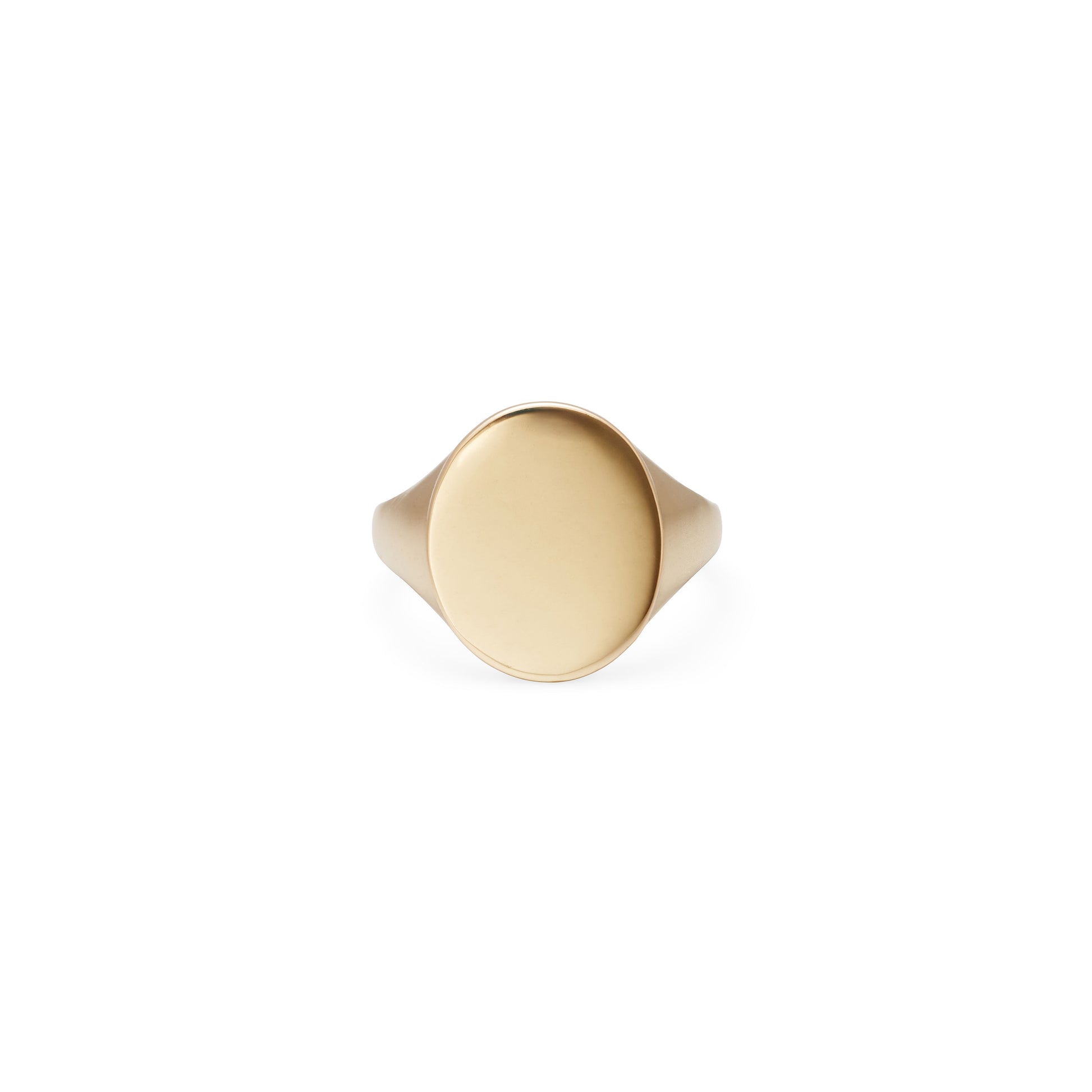 Personalized Oval Signet Ring