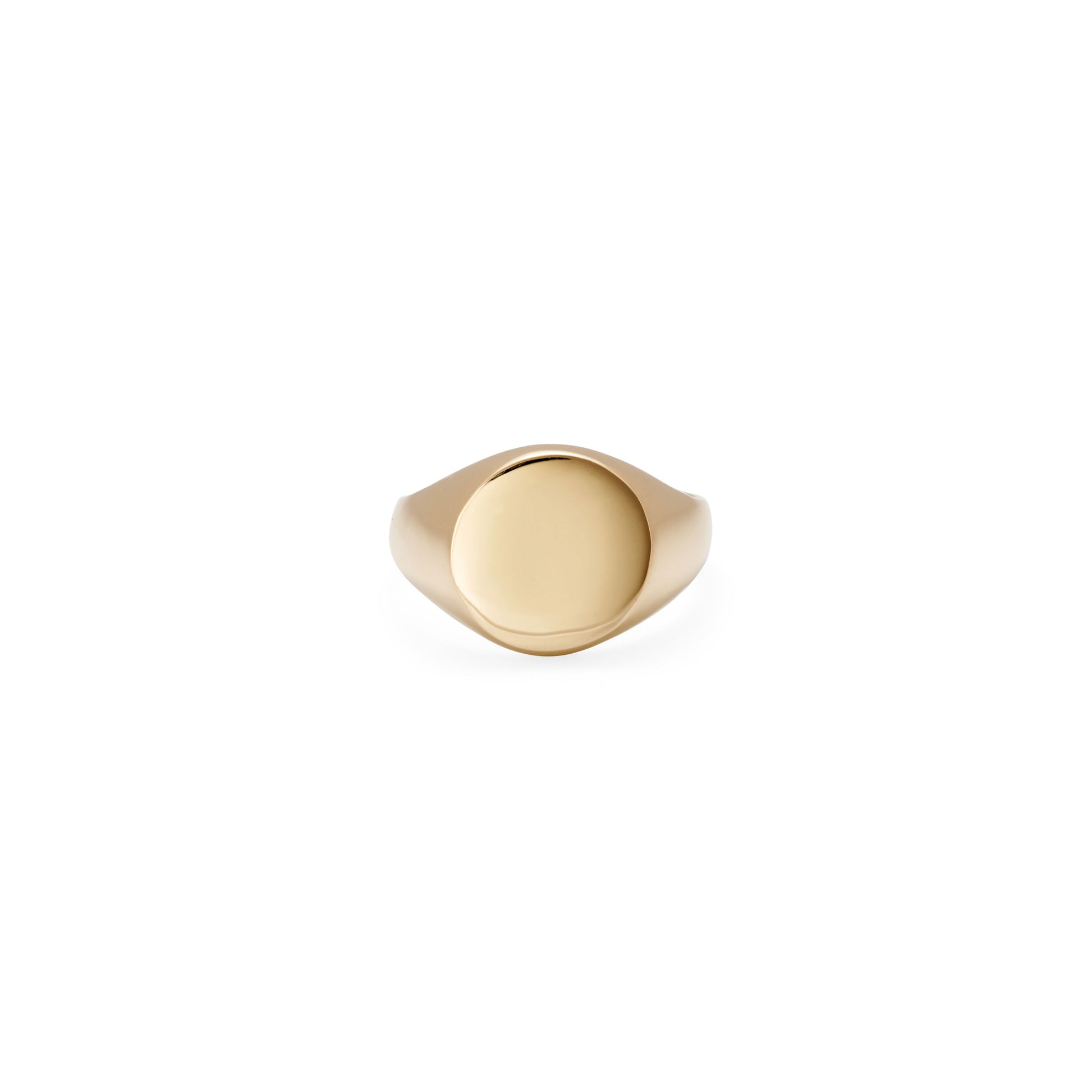 Personalized Round Signet Ring