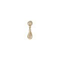 Teardrop Diamond Drop Stud