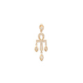 Sophia Diamond+ Pave Ankh Marquise Shaker Drop Stud