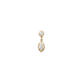 Sophia 1+1 Diamond Marquise Drop Stud