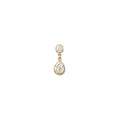 Sophia Round + Teardrop Diamond Drop Stud
