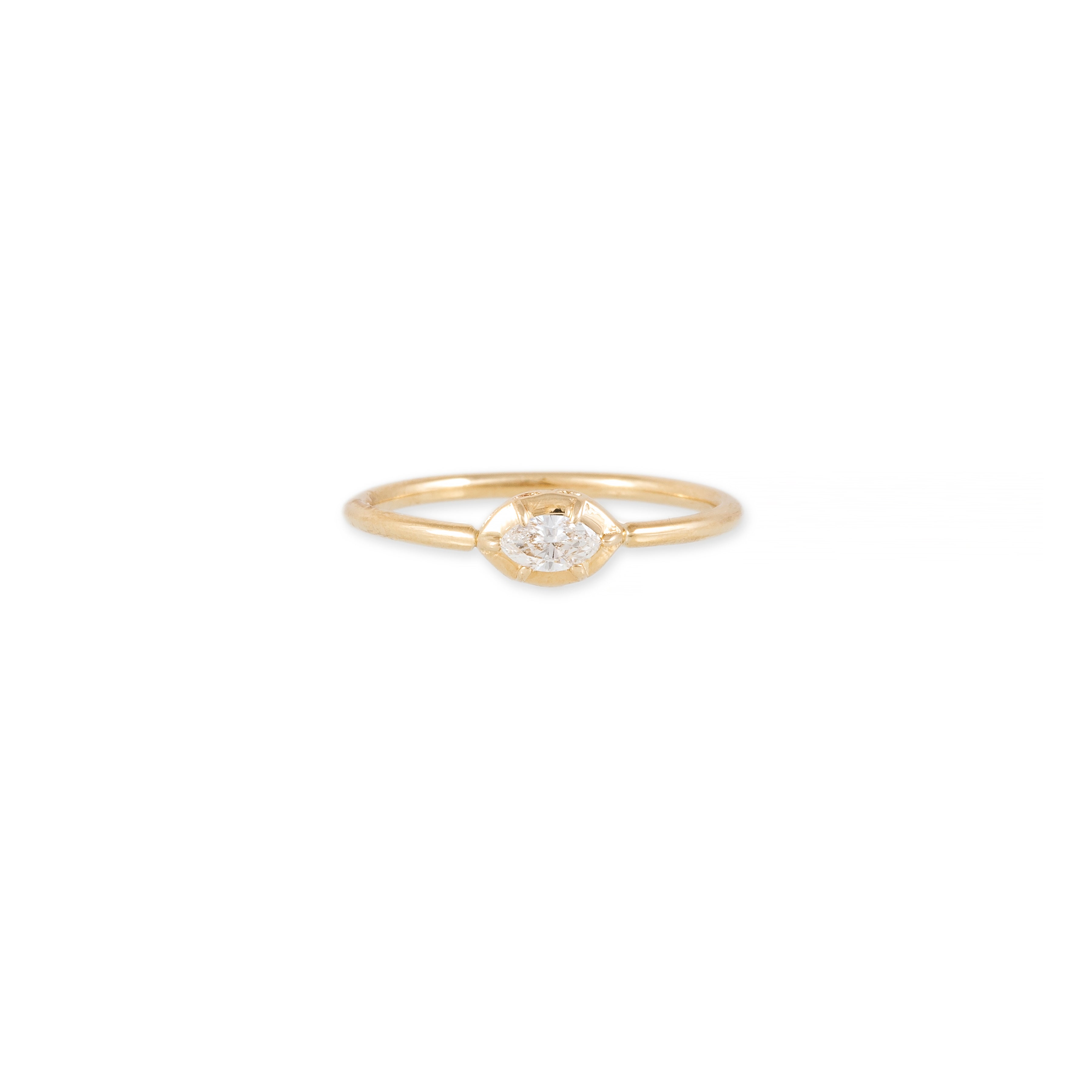 Single Horizontal Marquise Sophia Diamond Ring