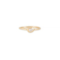 Single Horizontal Teardrop Sophia Diamond Ring