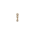 2 + 1 Graduated Round Sophia Diamond Drop Stud Earring