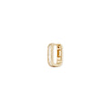 Small Rectangle Baguette Diamond Mini Hoop