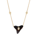 Teardrop Sophia Diamond Shark Tooth Necklace