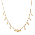 Pavé Marquise Diamond Center Thunderbird + Feather Shaker Necklace