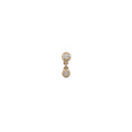 1 + 1 Graduated Round Sophia Diamond Drop Stud Earring
