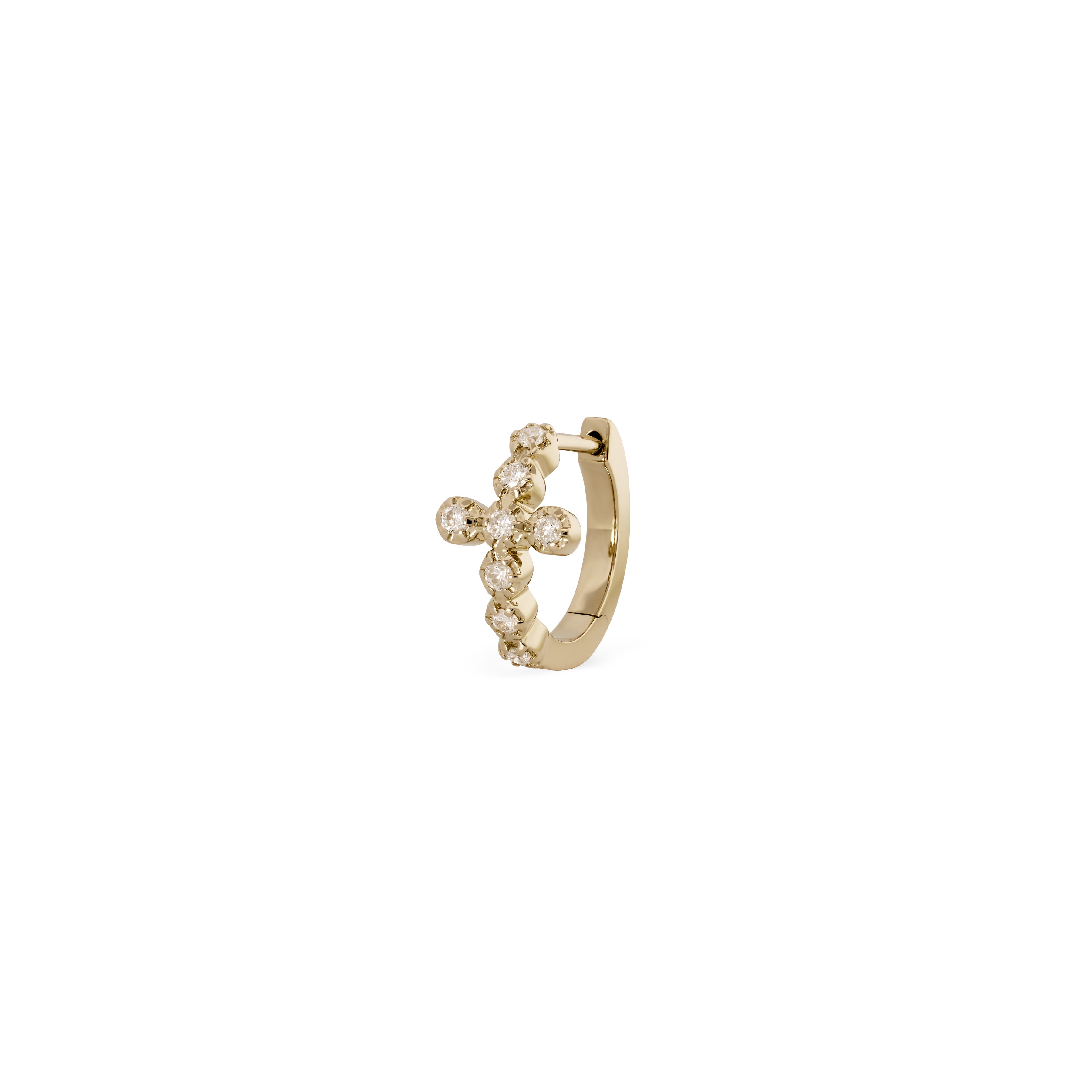 Sophia Diamond Cross Mini Hoop