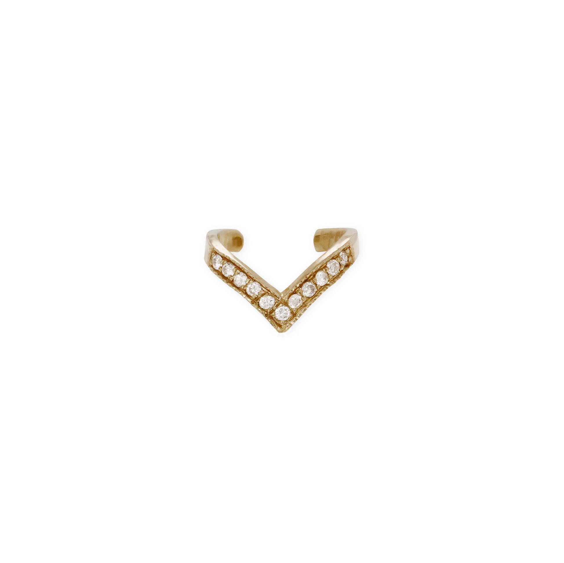 Diamond V Ear Cuff