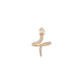 Teardrop Sophia Diamond Head Pave Snake Ring