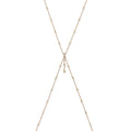 Zoe Round + Teardrop Diamond Drip Bodychain