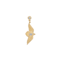 Sophia Diamond + Teardrop Flying Bird Drop Stud