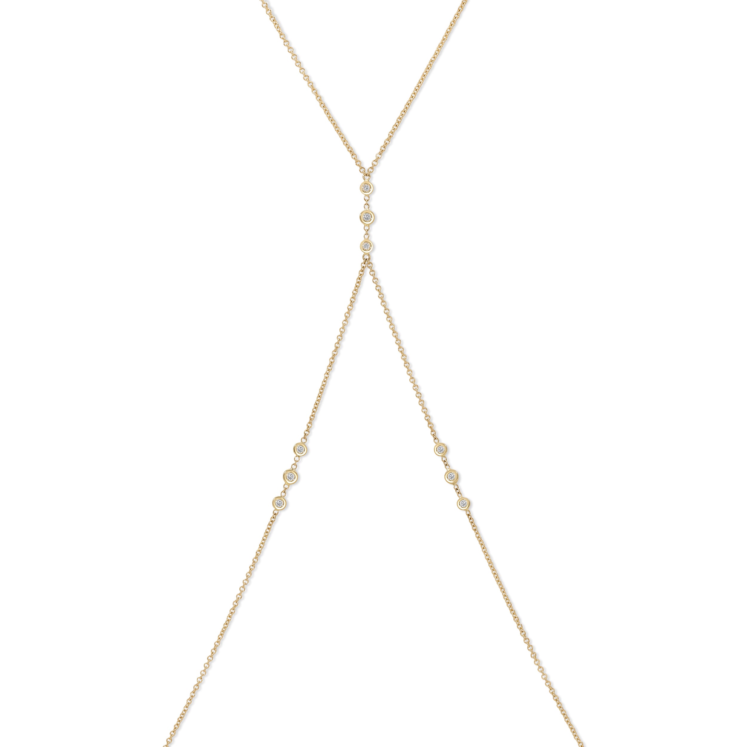 3 + 6 Diamond Bezel Bodychain