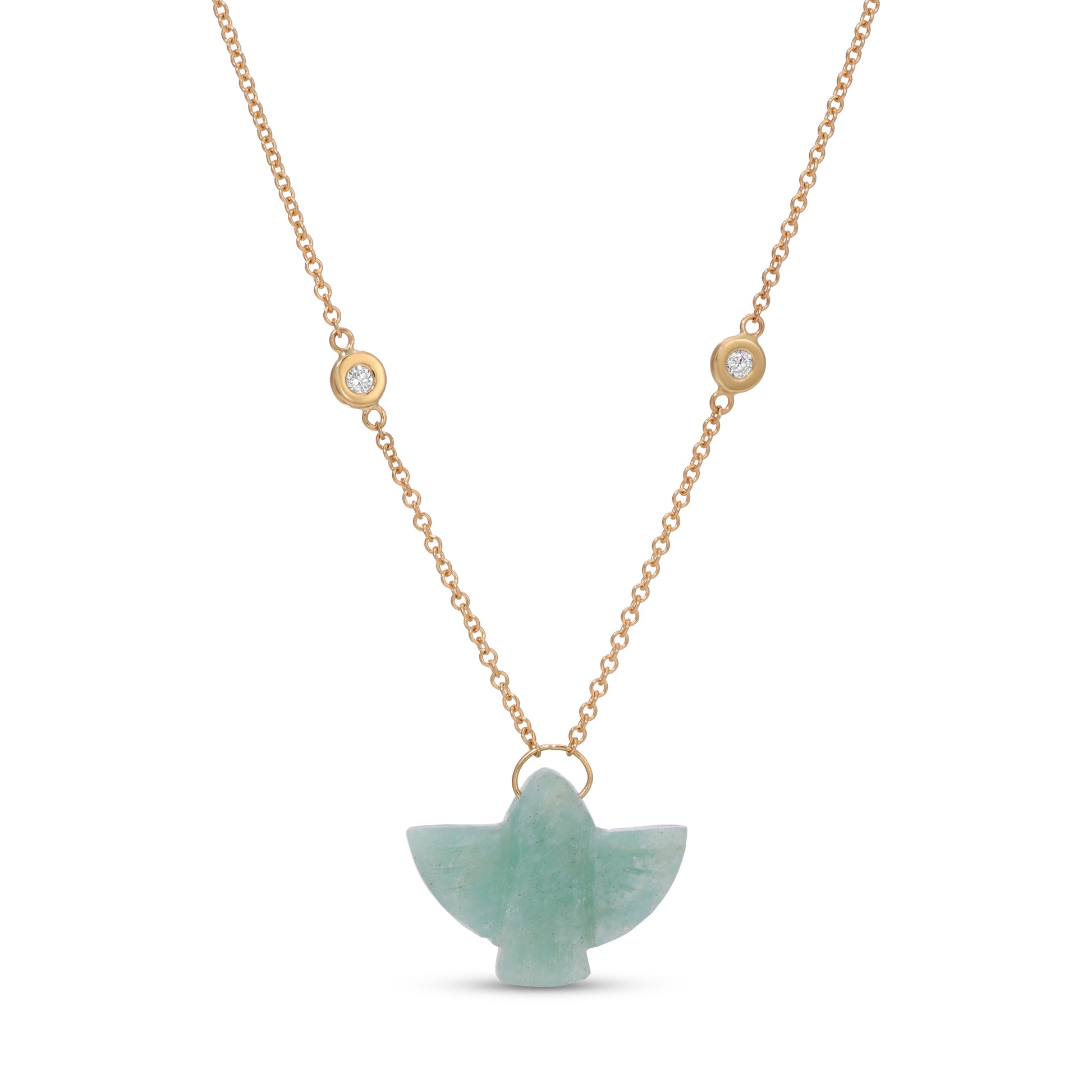 Baby Amazonite Thunderbird Necklace