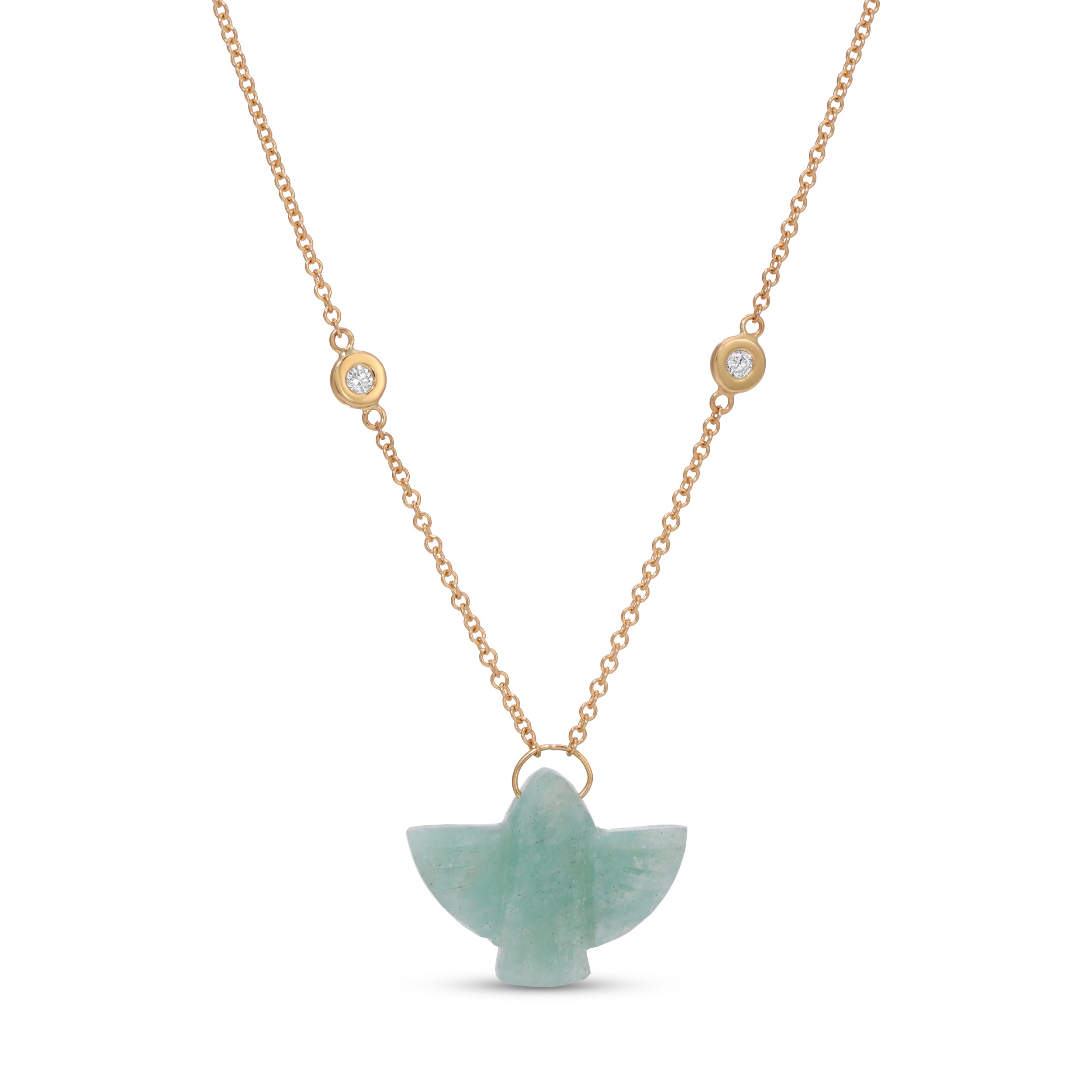 Baby Amazonite Thunderbird Necklace