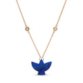 Baby Lapis Thunderbird Necklace
