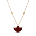 Baby Red Jasper Thunderbird Necklace