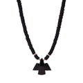 Onyx Thunderbird Beaded Necklace