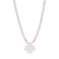 Rainbow Moonstone Thunderbird Beaded Necklace