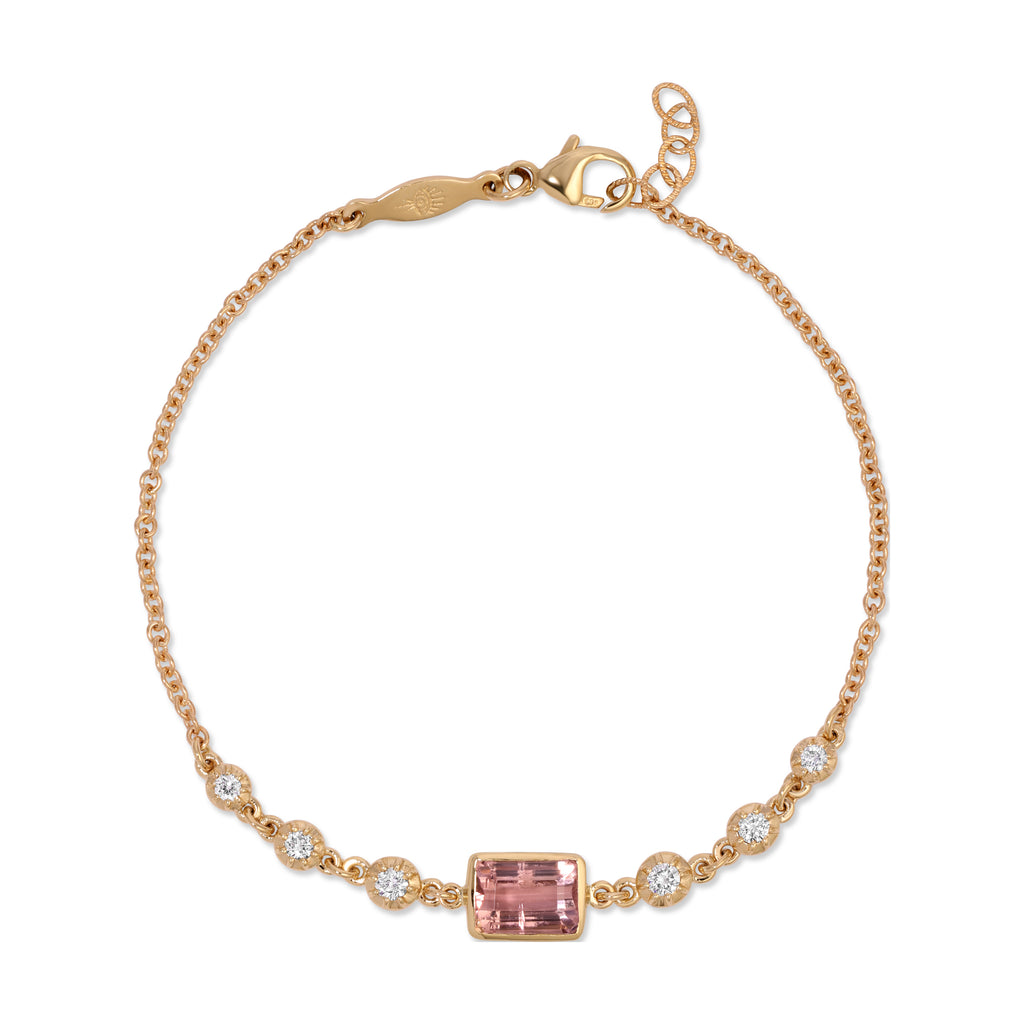 Multi Shape Tourmaline Sophia Tennis Bracelet