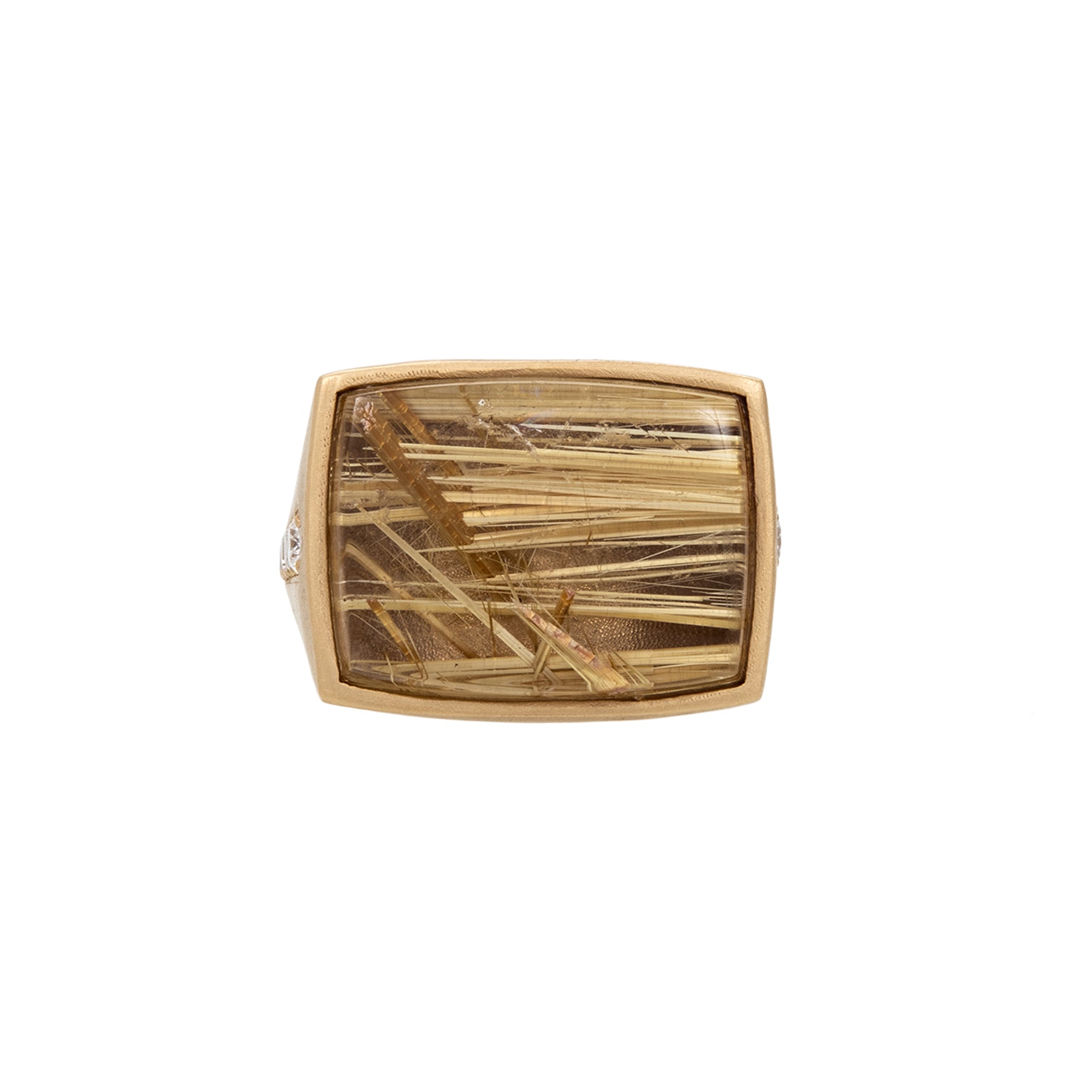 Rutilated Quartz Ring
