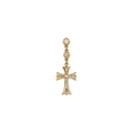 2 Sophia Diamond Gothic Baguette Cross Drop Stud