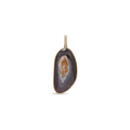 Large Freeform Koroit Opal Pavé Snap Bail Charm