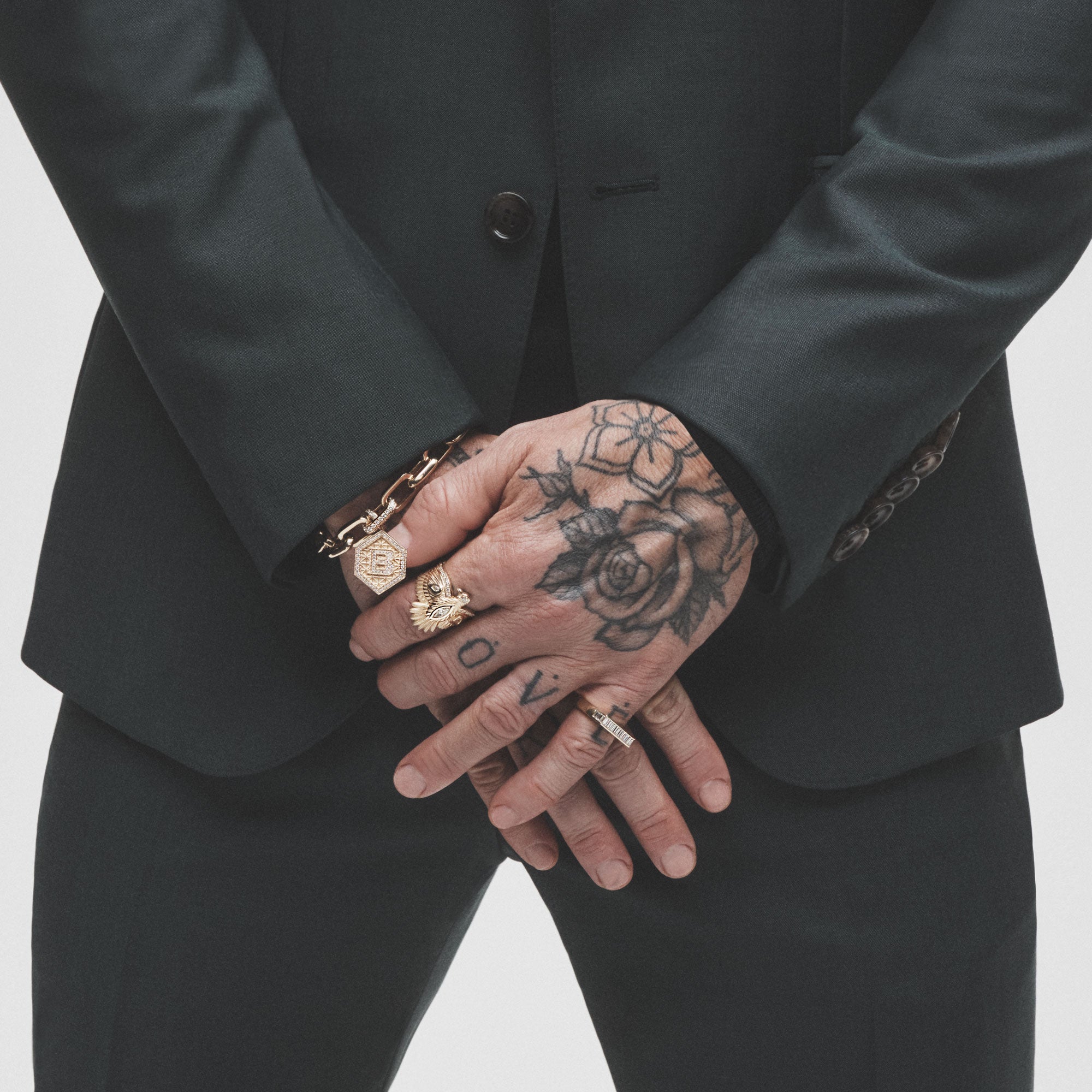 Baguette Diamond Flat Bar Ring