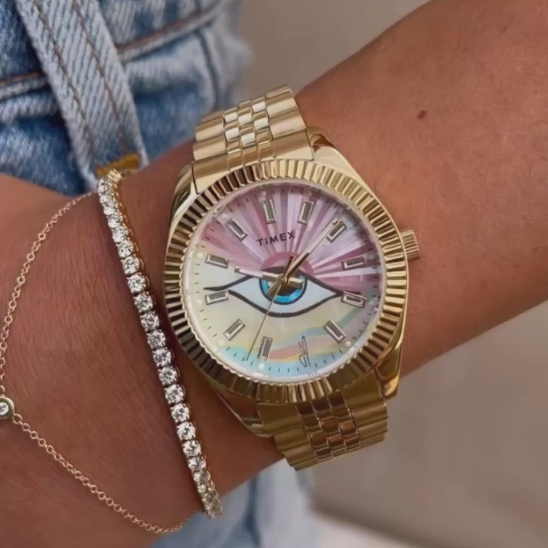 Timex x Jacquie Aiche Legacy Guiding Light Watch