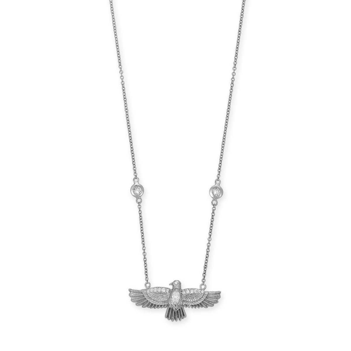 Small Thunderbird Diamond Necklace