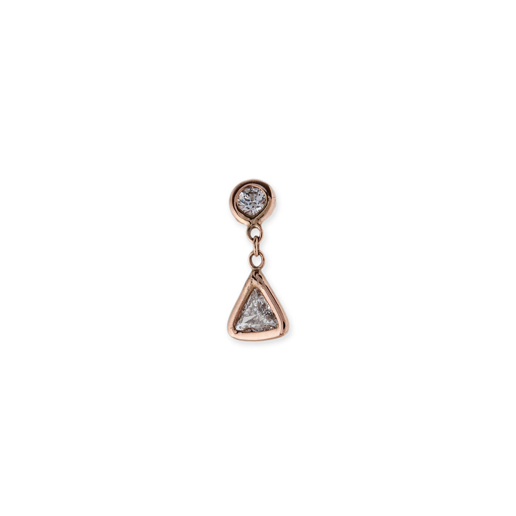 TRILLION DROP STUD EARRING