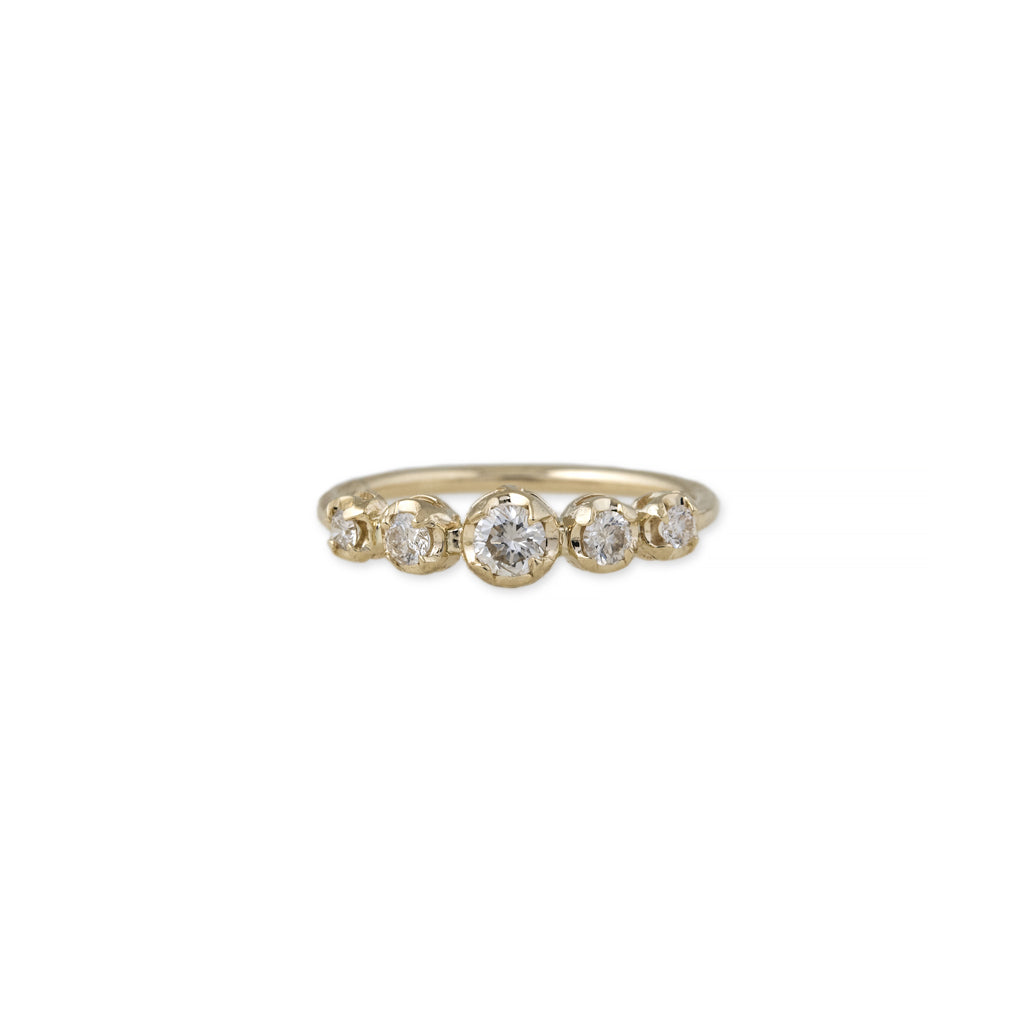 5 Diamond Kate Ring