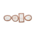4 Pave Moonstone Knucke Ring
