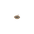 Pave Blue Diamond Mini Eye Stud