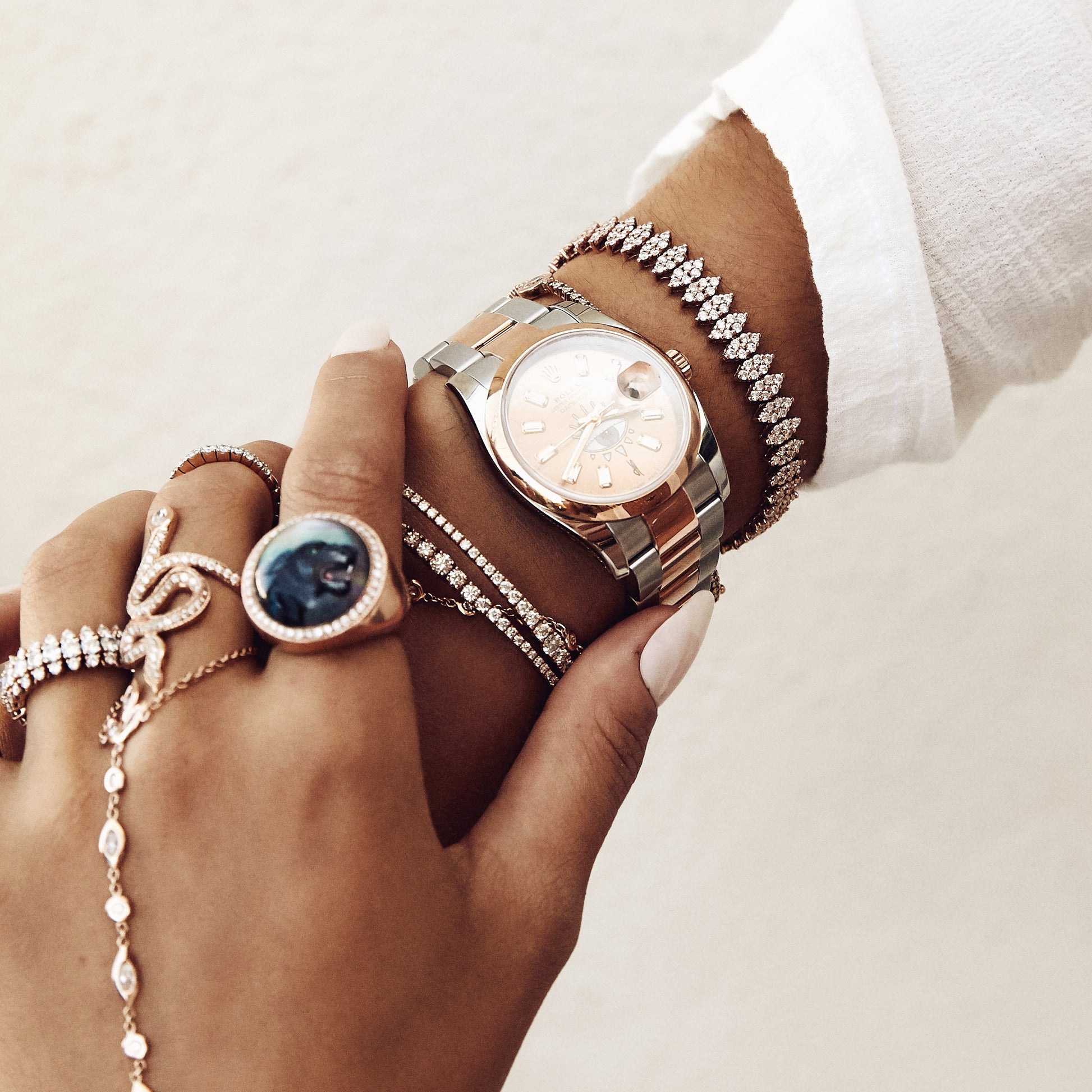 Double Liz Diamond Bracelet