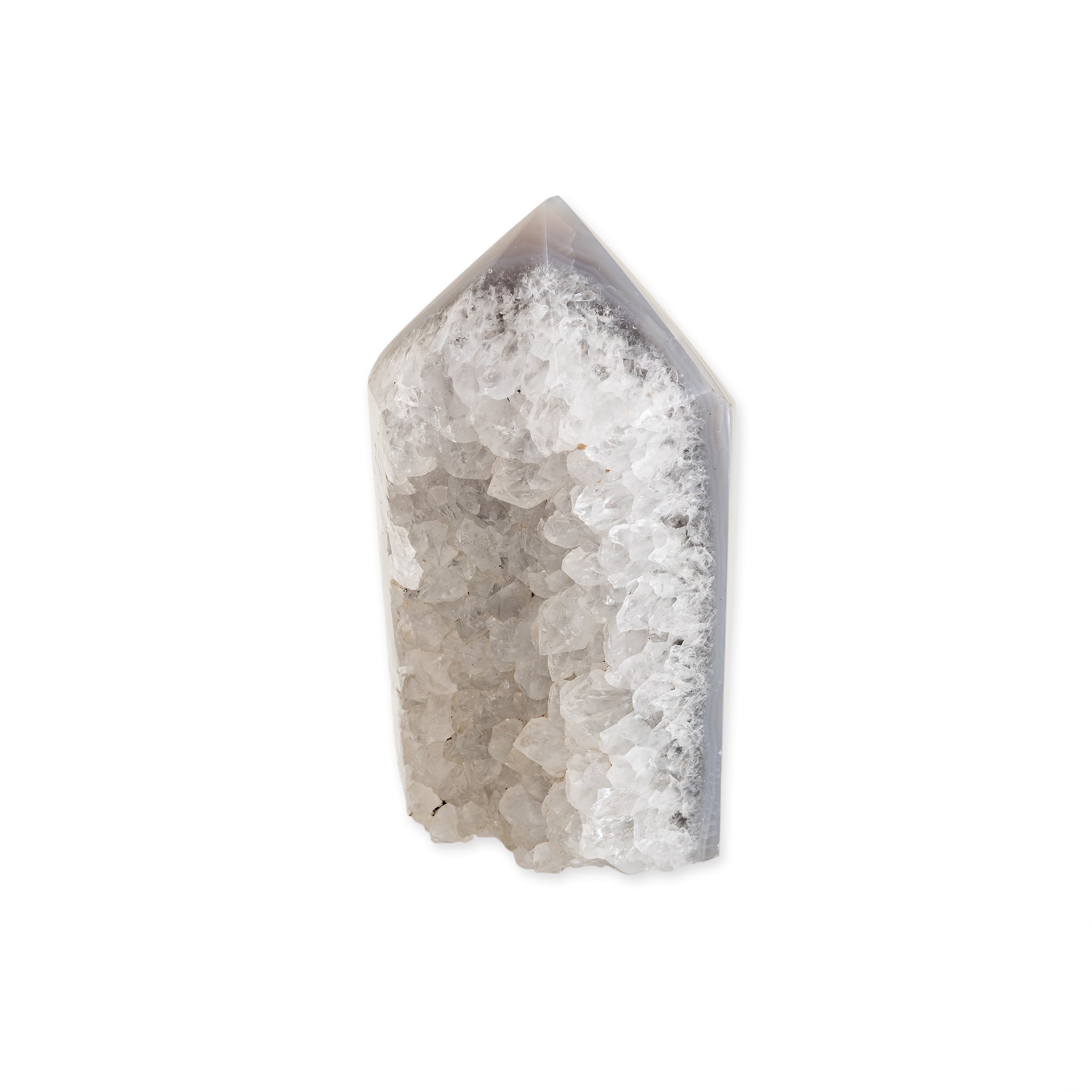 Druzy Agate Polished Point