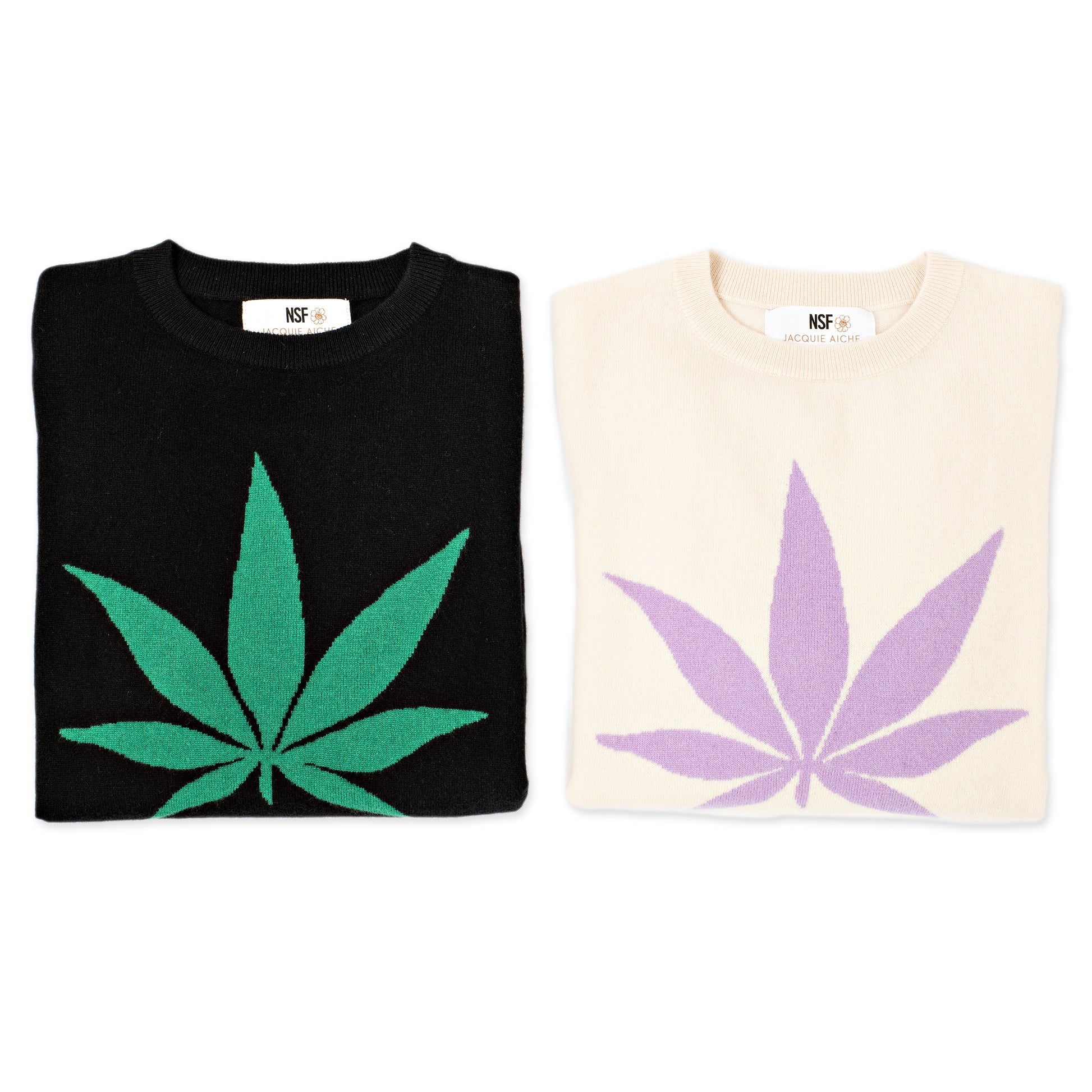 NSF x JA HIGH LIFE BLACK CASHMERE SWEATER