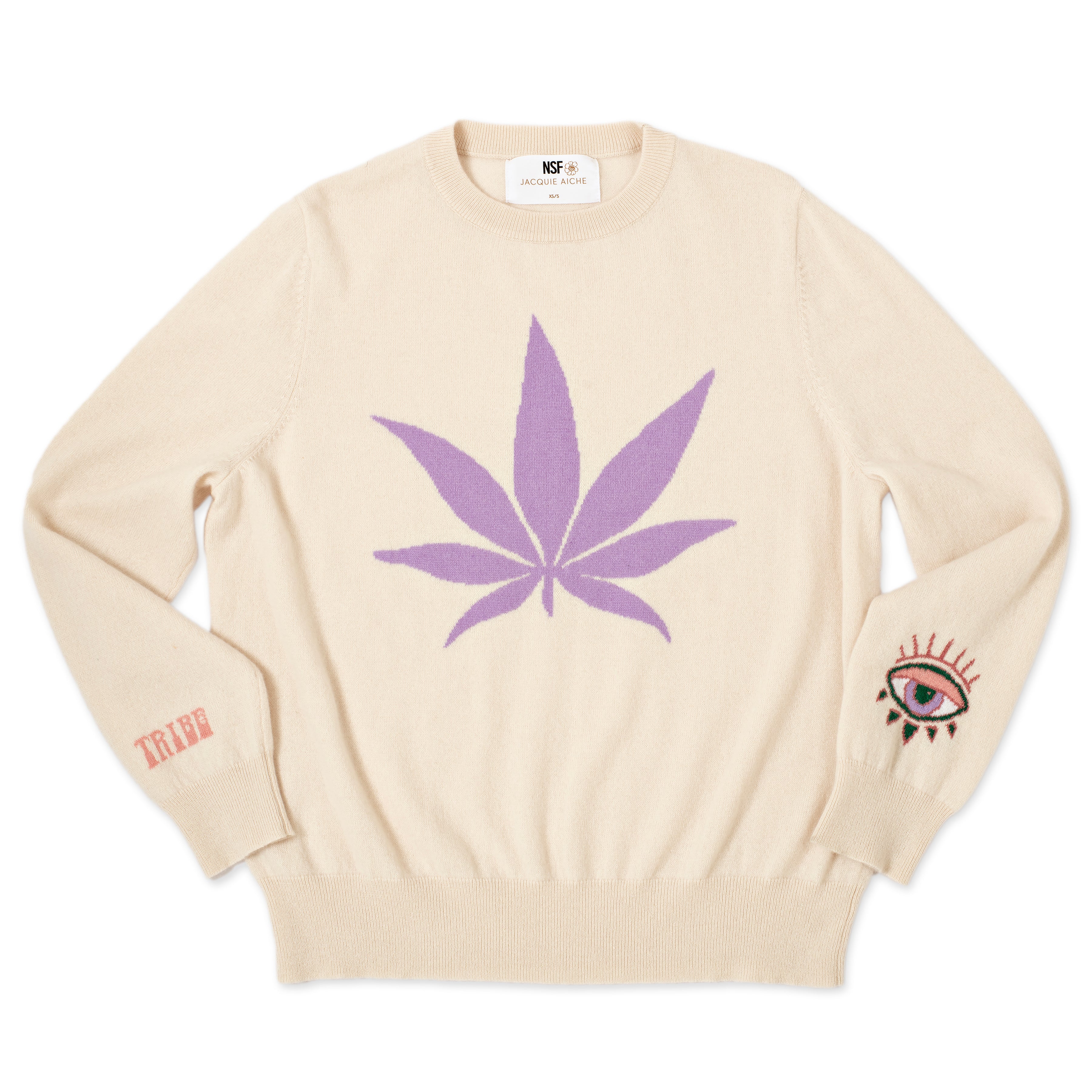 NSF x JA HIGH LIFE FEATHER CASHMERE SWEATER