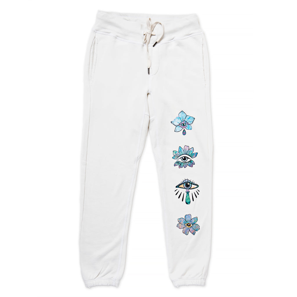 NSF x JA Sweatpants White